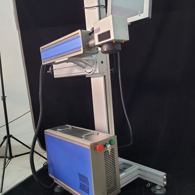 Metal Tüp İçin Raycus CE Fly Lazer İşaretleme Makinesi