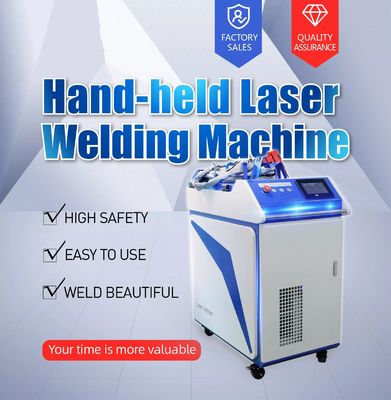 500W 1080NM El Tipi Lazer Kaynak Makinesi CW Su Soğutma