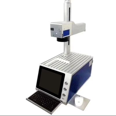 20W 30W Taşınabilir Fiber Lazer Makinesi 1064nm 10000mm/S Masaüstü
