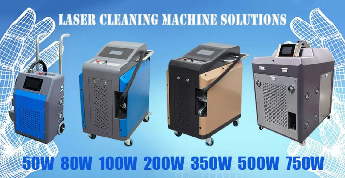 200W Metal Lazer Temizleme Makineleri 1064nm Hava Soğutma