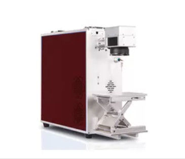 FDA 0.01mm Taşınabilir 20w Fiber Lazer İşaretleme Makinesi