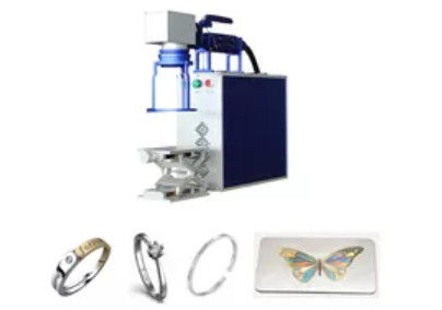 Mopa Renkli Metal 50W 3d Fiber Lazer İşaretleme Makinesi