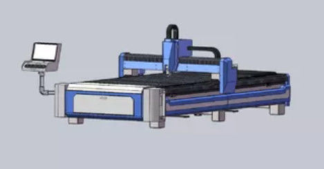 1200mm Testere dişi 1064nm Fiber Lazer Kesici Yüksek Hassasiyet