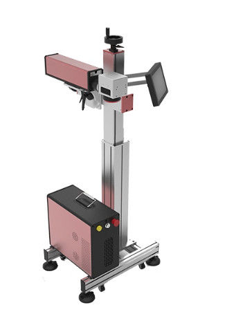 Boru Hattı İçin 360 Derece 1064nm 20w Lazer İşaretleme Makinesi