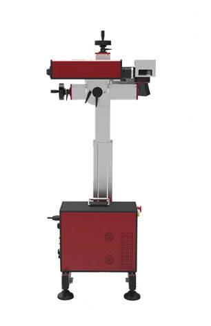 Boru Hattı İçin 360 Derece 1064nm 20w Lazer İşaretleme Makinesi
