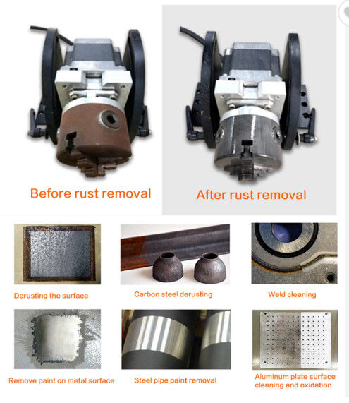 200W Lazer Temizleme Makineleri 4000mm CE Tamamen Kapalı Yağdan Arındırın