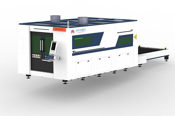 Çelik Levha için 50mm Kapalı 4000mm Lazer Kesim Makinesi