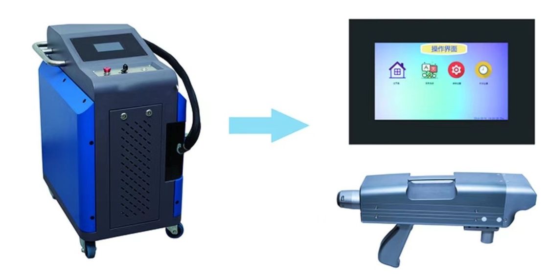 0.01mm Lazer Temizleme Makinaları Hava Soğutmalı Alüminyum