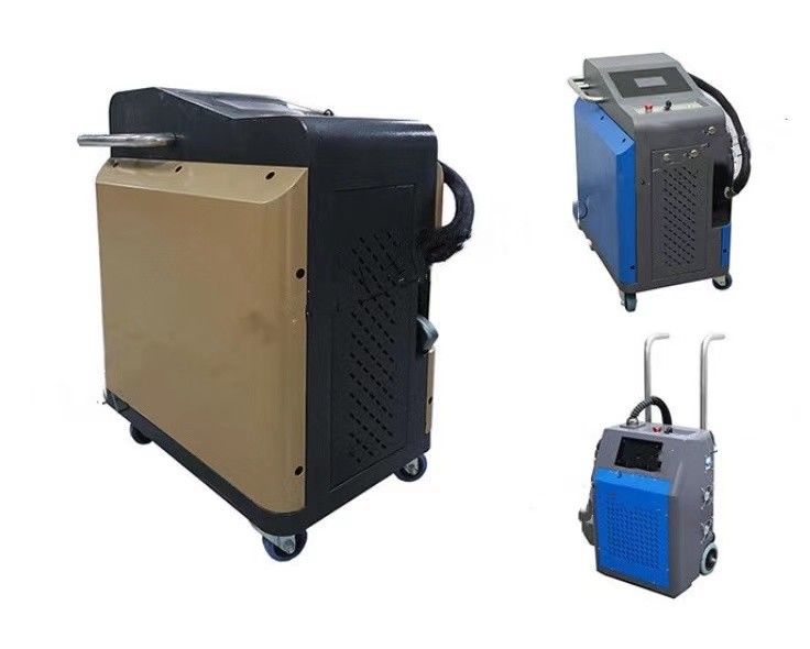 Taşınabilir Sırt Çantası 30mm 200W Lazer Pas Temizleme Tabancası Maliyeti