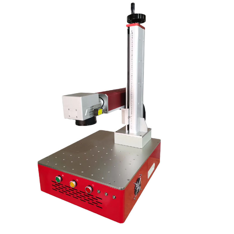 Metal İçin 5mm Hava Soğutma 20KHz Fiber Lazer Gravür Makinesi