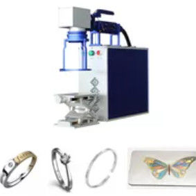 Mopa Renkli Metal 50W 3d Fiber Lazer İşaretleme Makinesi