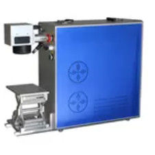 1060nm 0.01mm Lazer İşaretleme Makineleri 30 Watt Fiber Lazer Gravür Makinesi Metal Optik Fiber