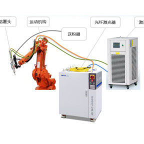 Robotik Kol 3D İşleme 4000 watt Otomatik Lazer Kaynakçı