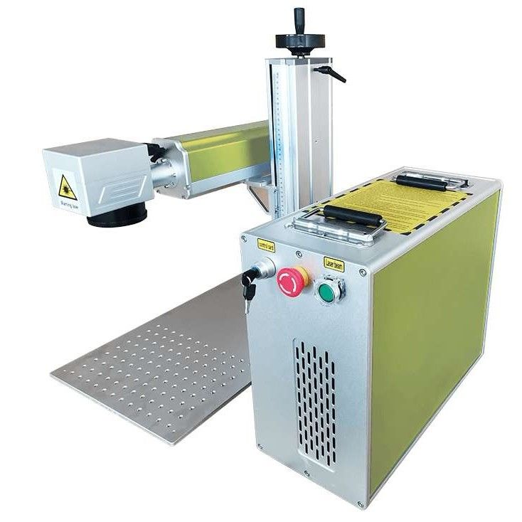 20W Lazer Markalama Makinaları Hava Soğutmalı Q Anahtarlı