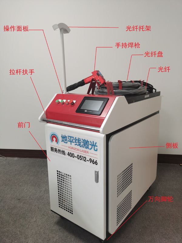 IEC 2000W El Lazer Kaynak Makinesi Su Soğutma 1080nm