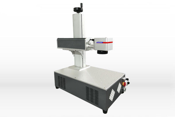 Havacılık Cihazları İçin 20W 30W 2kVA 1064nm Mobil Lazer İşaretleme Makinesi