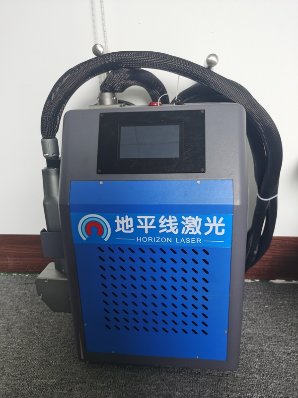 Pas Temizleme için 50W Sırt Çantası Fiber Lazer Temizleme Makinesi 1064nm Taşınabilir
